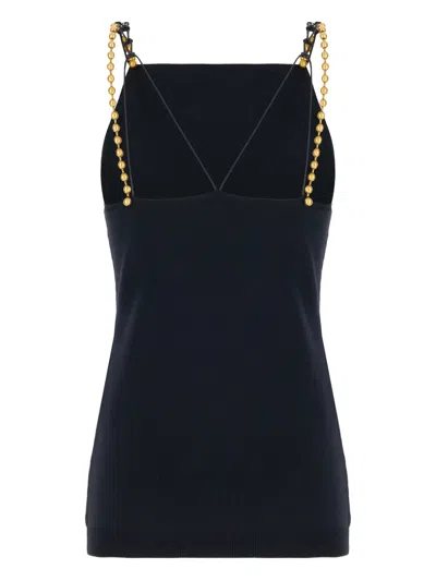 Gabriele Colangelo Beaded-strap Knitted Top