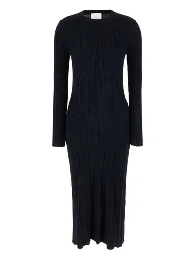Gabriele Colangelo Ribbed Long-sleeve Dress