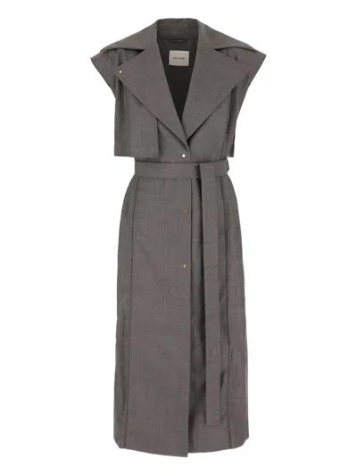 Gabriele Colangelo Sleeveless Belted Coat