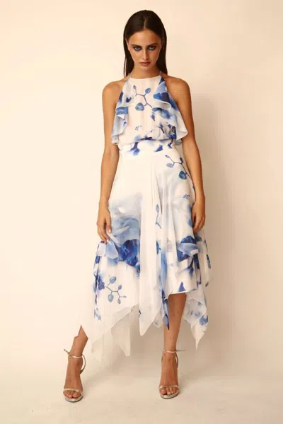 Gabriele Fiorucci Bucciarelli Chiffon Top And Skirt In Multi