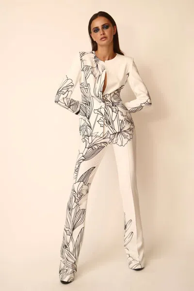 Gabriele Fiorucci Bucciarelli Long Sleeve Blazer With Trousers In Multi