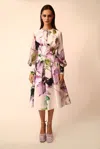 Gabriele Fiorucci Bucciarelli Long Sleeve Midi-dress In Multi