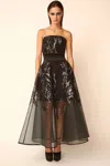 Gabriele Fiorucci Bucciarelli Strapless Illusion Dress In Multi