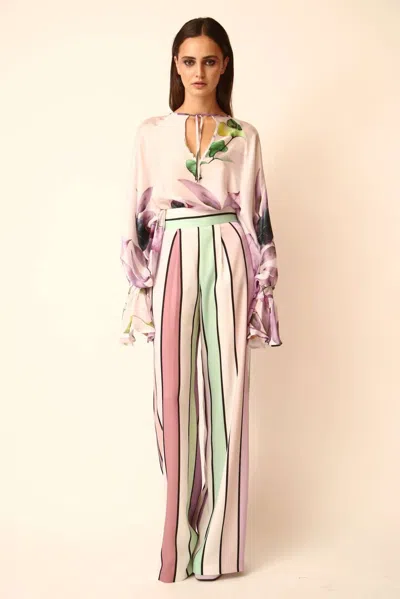 Gabriele Fiorucci Bucciarelli Two Piece Blouse & Trousers In Multi