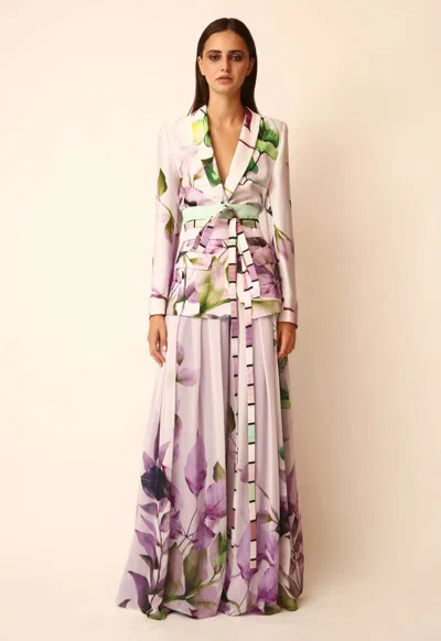 Gabriele Fiorucci Bucciarelli Two-piece Dress With Belt In Multi