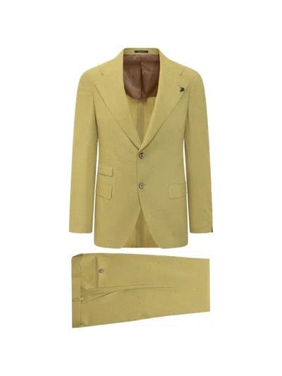 Gabriele Pasini Button Two-piece Suit In Green