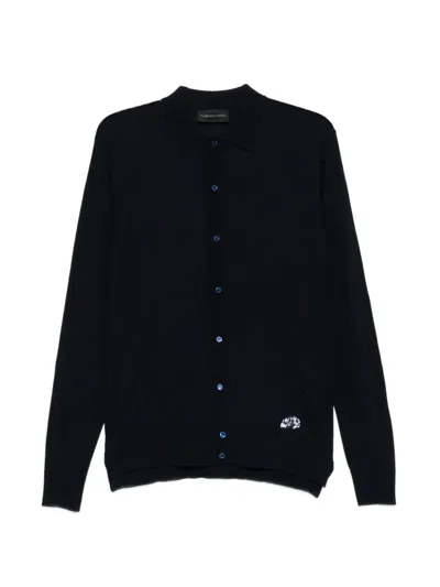 Gabriele Pasini Bestickter Cardigan In Black