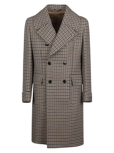 Gabriele Pasini Double Breasted Coat With Bottons In Multi