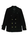 Gabriele Pasini Double-breasted Peacoat In Black