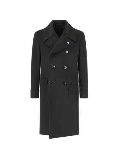 Gabriele Pasini Double-breasted Coat In Blue