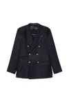 Gabriele Pasini Double-breasted Wool Blazer In Black
