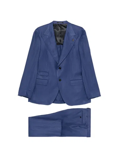 Gabriele Pasini Anzug Mit Pattentaschen In Blue