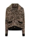 Gabriele Pasini Shawl-collar Pocket Cardigan In Brown