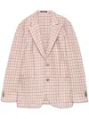 Gabriele Pasini Houndstooth-pattern Blazer In Neutrals