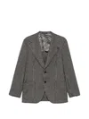Gabriele Pasini Houndstooth-pattern Single-breasted Blazer In Multi