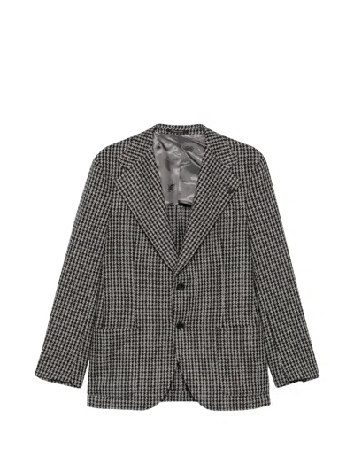 Gabriele Pasini Houndstooth-pattern Single-breasted Blazer In Multi