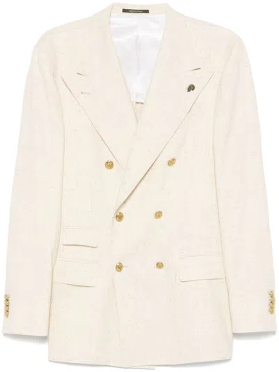 Gabriele Pasini Light Beige Double-breasted Blazer