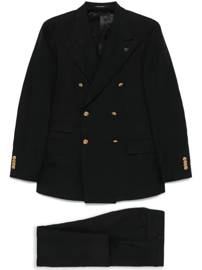 Gabriele Pasini Linen Suit In 黑色