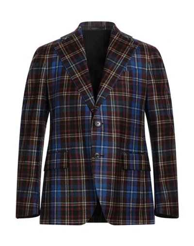 Gabriele Pasini Man Blazer Bright Blue Size 40 Wool