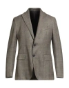 Gabriele Pasini Man Blazer Military Green Size 42 Wool, Silk, Linen