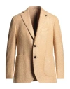 Gabriele Pasini Man Blazer Sand Size 42 Acrylic, Wool, Polyester, Viscose, Polyamide In Brown