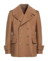 Gabriele Pasini Man Coat Camel Size 44 Wool, Cashmere