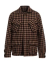 Gabriele Pasini Man Jacket Camel Size 42 Virgin Wool, Polyamide