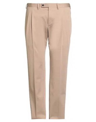 Gabriele Pasini Man Pants Beige Size 36 Cotton, Elastane In Nude