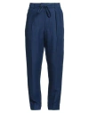 Gabriele Pasini Man Pants Blue Size 34 Linen