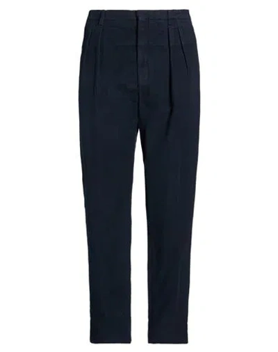 Gabriele Pasini Man Pants Navy Size 34 Cotton In Blue