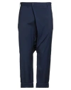 Gabriele Pasini Man Pants Navy Size 34 Wool In Blue