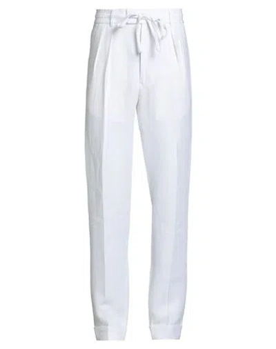 Gabriele Pasini Man Pants White Size 28 Linen