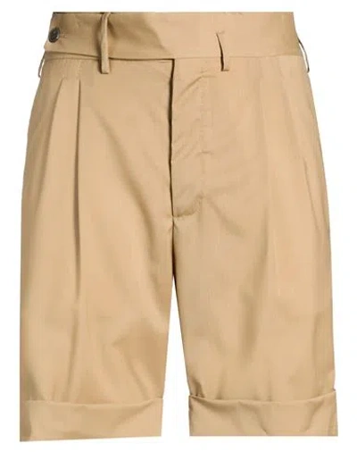Gabriele Pasini Man Shorts & Bermuda Shorts Camel Size 32 Wool In Neutral