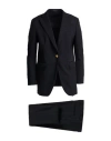 Gabriele Pasini Man Suit Black Size 36 Virgin Wool, Elastane In Black