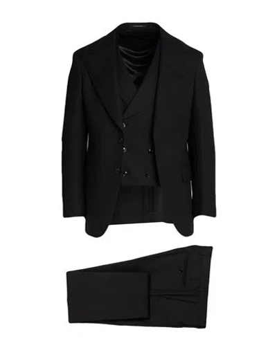 Gabriele Pasini Man Suit Black Size 38 Virgin Wool