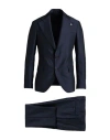 Gabriele Pasini Man Suit Midnight Blue Size 44 Polyester, Wool In Blue