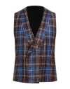 Gabriele Pasini Man Tailored Vest Bright Blue Size 40 Wool In Blue
