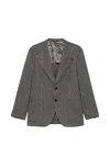Gabriele Pasini Men's Houndstooth Blazer In Beige
