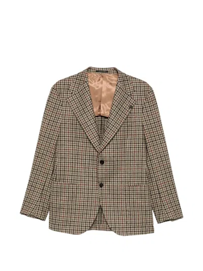 Gabriele Pasini Men's Suede Jacket In Beige