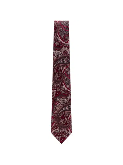Gabriele Pasini Paisley-patterned Tie In Red