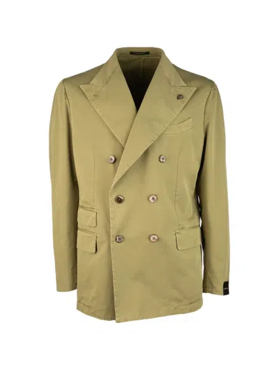 Gabriele Pasini Peaked-lapels Double-breasted Blazer In Yellow