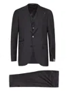 Gabriele Pasini Pinstripe Suit In Black