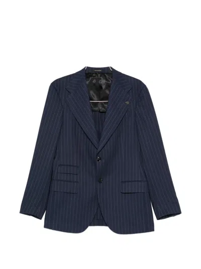 Gabriele Pasini Pinstripe Suit In Blue
