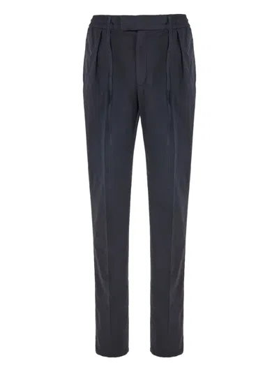 Gabriele Pasini Pleated Drawstring Trousers In Gray