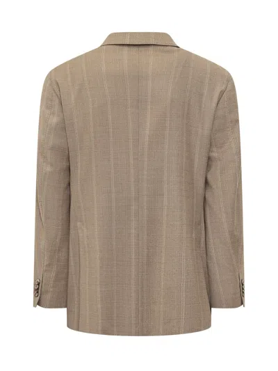 Gabriele Pasini Sartorial Mini Dress Set In Beige