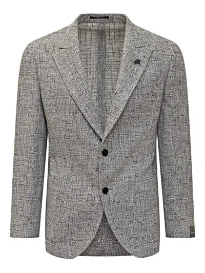 Gabriele Pasini Single-breasted Blazer In Grey