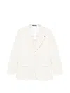 Gabriele Pasini Striped-pattern Blazer In White