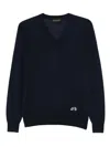 Gabriele Pasini V-neck Sweater In Blue