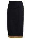 Gabriele Pasini Woman Midi Skirt Midnight Blue Size 2 Virgin Wool