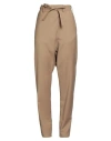 Gabriele Pasini Woman Pants Camel Size 8 Virgin Wool, Elastane In Brown